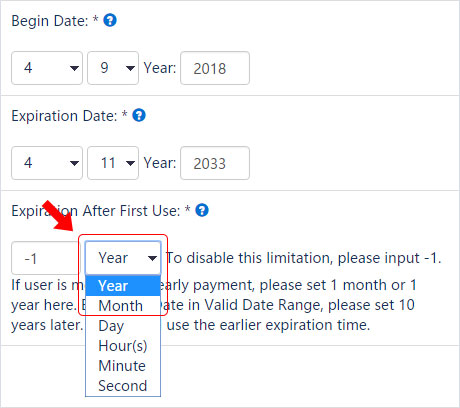 Monthly or yearly subscription