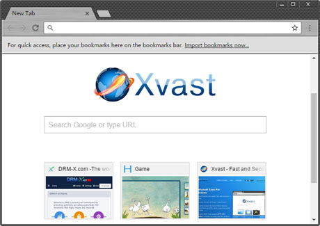 Novo navegador Xvast