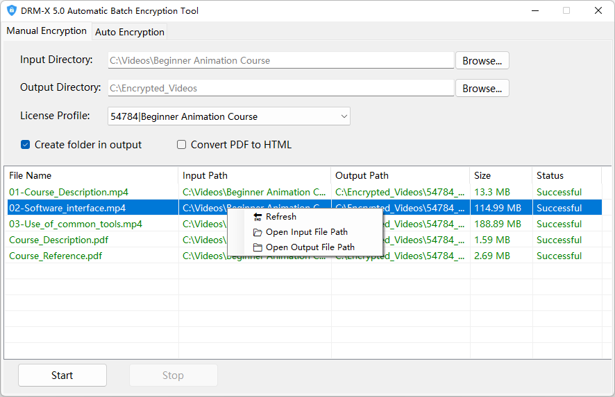 auto-encryption tool login